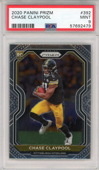 2020 Panini Playoff Rookie RC Auto Chase Claypool #224 Pittsburgh Steelers