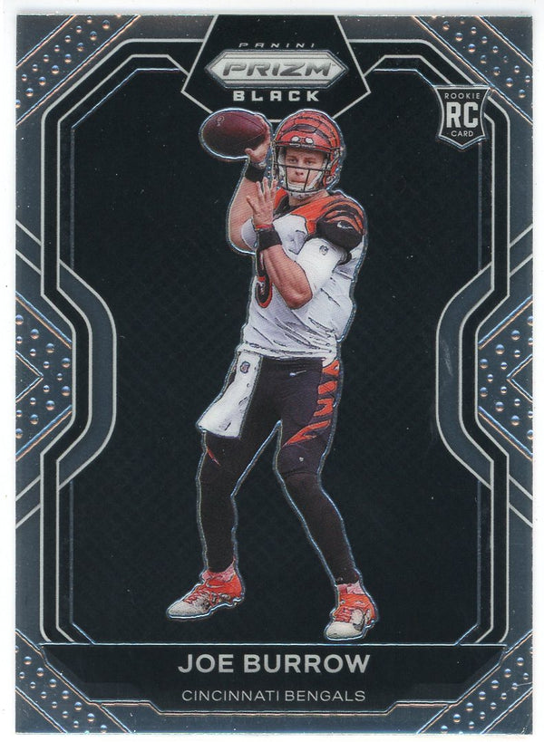 Joe Burrow 2020 Panini Chronicles Prizm Black Rookie Card #PB-1