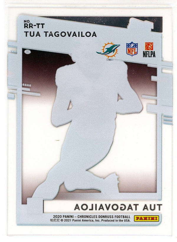 Tua Tagovailoa 2020 Panini Chronicles Donruss Clearly Rated Rookie Card #RR-TT