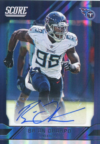 Brian Orakpo Autographed 2019 Score Card