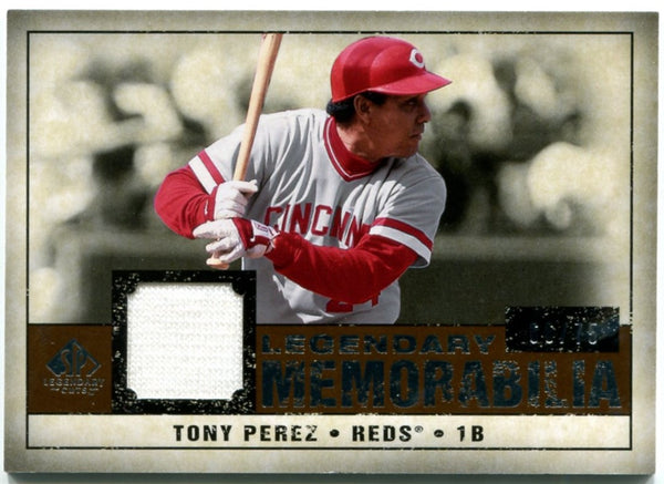 Tony Perez 2008 Upper Deck SP Legendary #LMTP Jersey Card  66/75