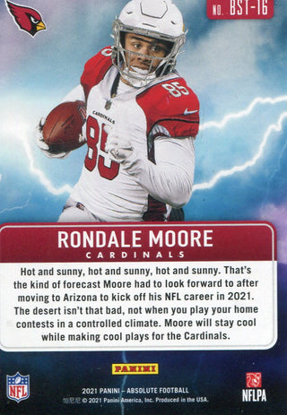 Rondale Moore 2021 Panini Absolute Rookie Card