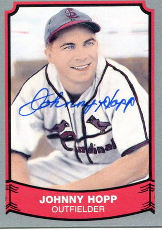Johnny Hopp Autographed 1989 Pacific Card