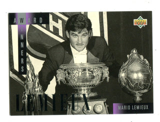 Mario Lemieux 1993 Upper Deck #AW1 Card