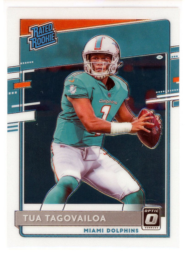 Tua Tagovailoa 2020 Panini Donruss Optic Rated Rookie Card #152