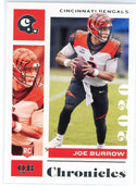 Joe Burrow 2020 Panini Chronicles Rookie Card #19