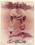 Carl Furillo Autographed 8x10 photo ( JSA)