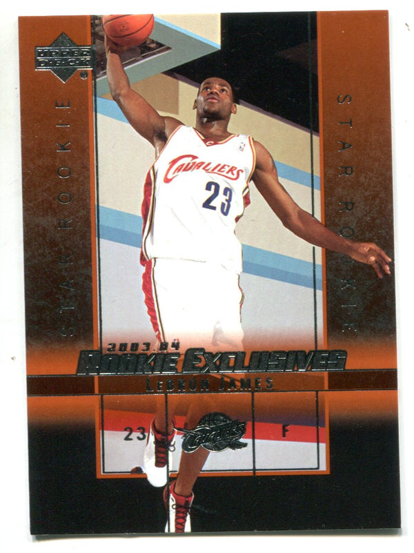 Lebron james best sale upper deck rookie