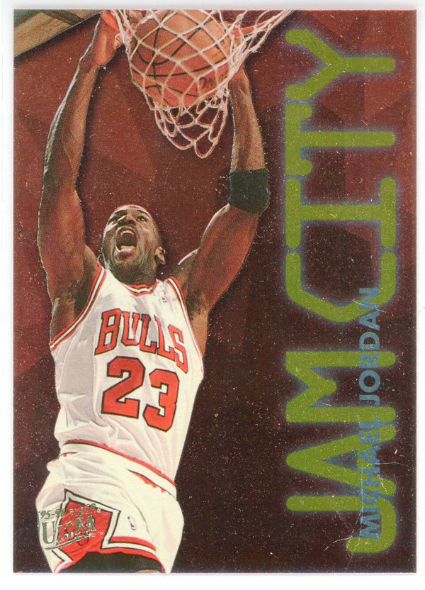 Michael Jordan 1995-96 Fleer Ultra Jam City Card #3