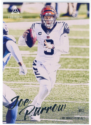 Joe Burrow 2020 Panini Chronicles Luminance Rookie Card #201