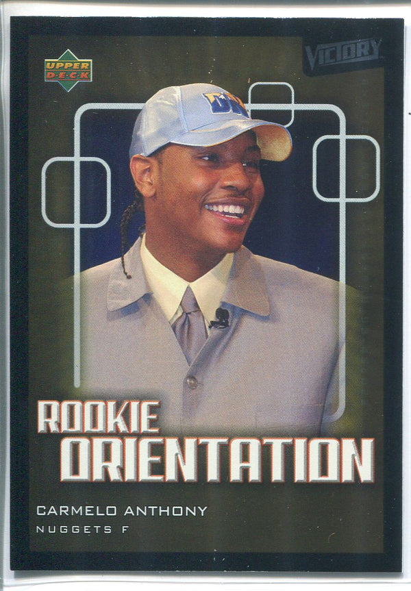 Carmelo Anthony 2003-04 Upper Deck Victory Rookie Card