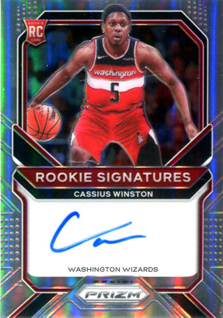 Cassius Winston 2020 Prizm Rookie Autographed Card