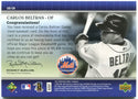 Carlos Beltran Upper Deck Jersey Card 2007