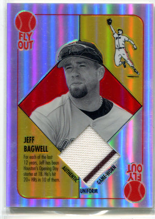 Jeff Bagwell 2003 Topps Chrome Fly Out Game-Worn Uniform Unsigned Card