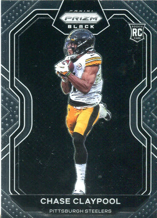 Chase Claypool 2020 Panini Chronicles Prizm Black Football Rookie Card #PB-13