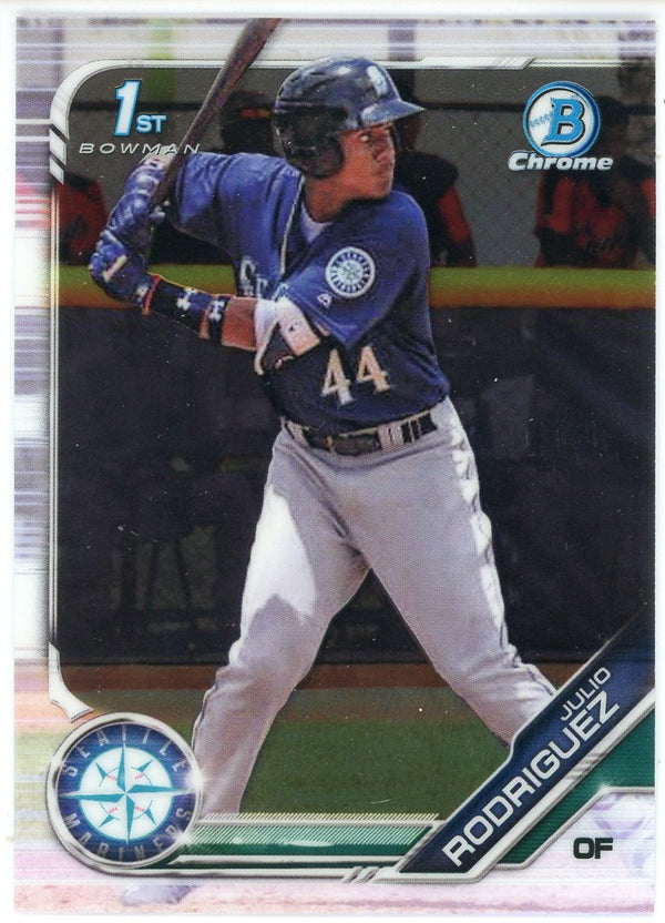 Julio Rodriguez 2019 Bowman Chrome 1st Bowman Card #BCP-33