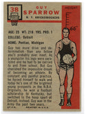 Guy Sparrow 1957 Topps Card #38