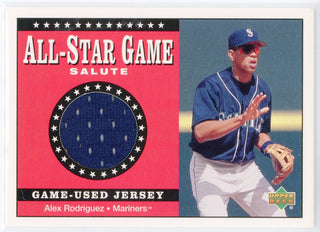 Alex Rodriguez 2001 Upper Deck All-Star Game Salute Patch Card #SJ-AR1