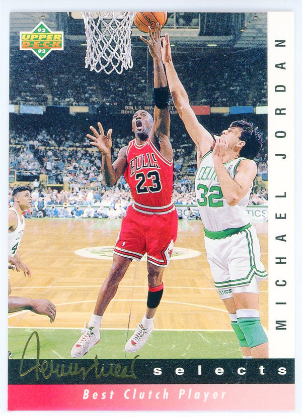Michael Jordan 1992-93 Upper Deck Jerry West Selects Card #JW9