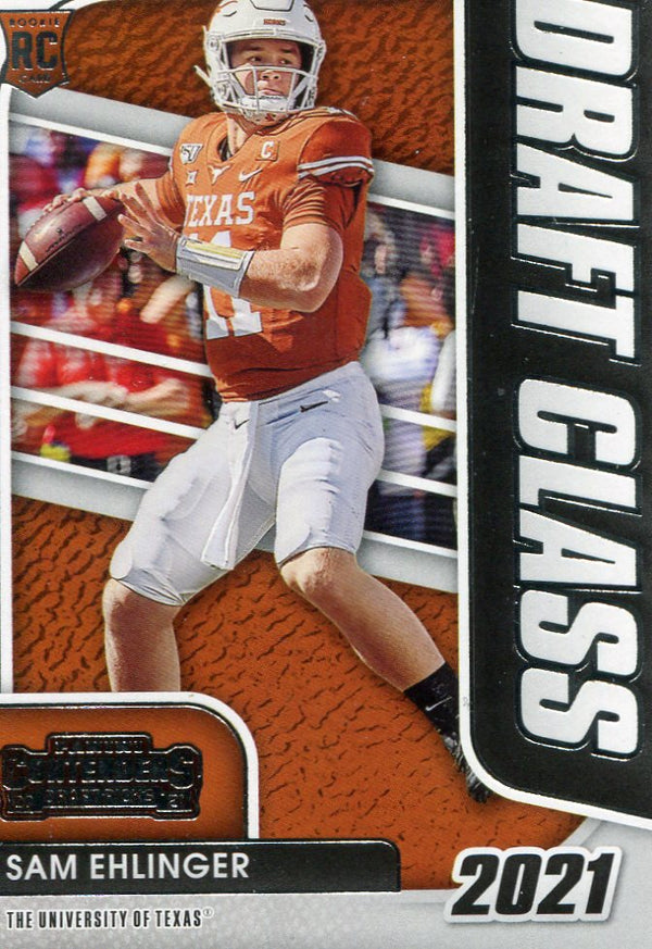 Sam Ehlinger 2021 Panini Contenders Rookie Card