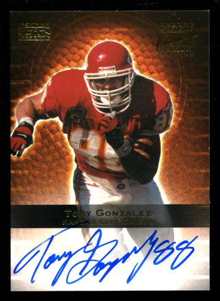 Tony Gonzalez 2000 Topps Certified Autograph Issue