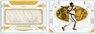 Willie Stargell Autographed 2021 Panini National Treasures Cut Signatures Card