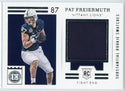 Pat Freiermuth 2021 Panini Chronicles Encased Draft Picks Rookie Jersey Card