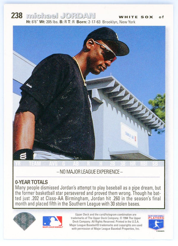 Michael Jordan 1994 Upper Deck Collector's Choice Card