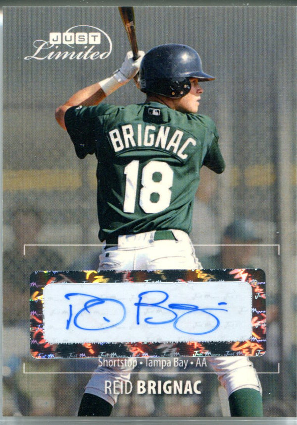 Reid Brignac 2006 Just Limited Minors Autographed Card #43/100