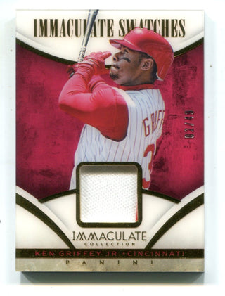 Ken Griffey Jr. 2014 Panini Immaculate Swatches Jersey Card #65 02/49