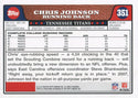 Chris Johnson 2008 Topps Rookie Card