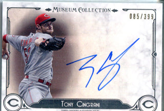Tony Cingrani 2014 Topps Museum Collection Autographed Card #85/399