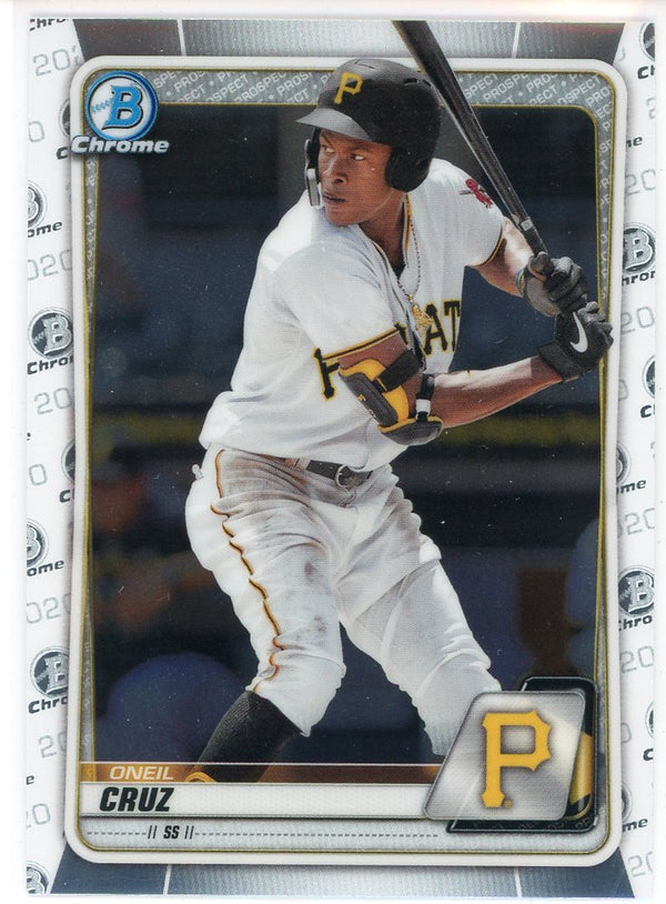 Oneil Cruz 2020 Bowman Chrome Card #BCP-111