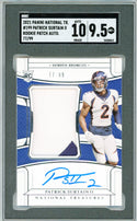 Patrick Surtain II 2021 Prizm Rookie Autographs - Blue Shimmer #374 Price  Guide - Sports Card Investor