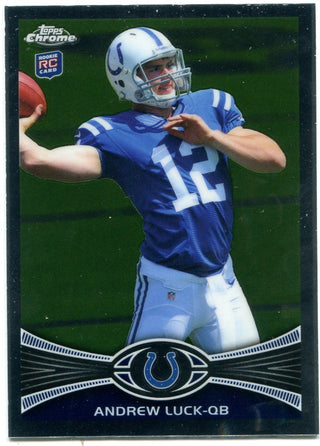 Andrew Luck Topps Chrome 2012 Rookie Card