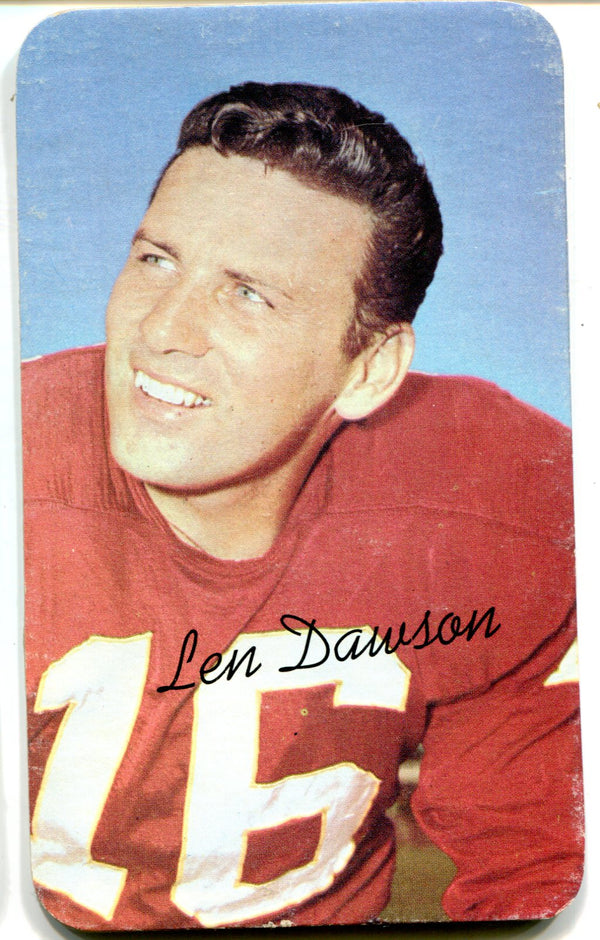 Len Dawson 1970 Topps Super #4 Card