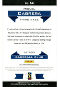 Miguel Cabrera 2013 Panini Card