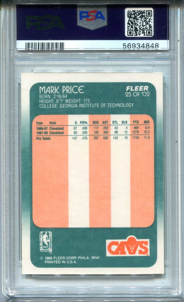 Dennis Rodman 1988 Fleer #43 PSA NM 7 Card