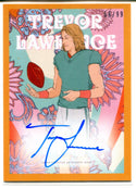 Trevor Lawrence Autographed 2021 Topps Flower Power Card #34-A