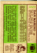 Dan Marino 1984 Topps Card