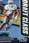 Javonte Williams 2021 Panini Contenders Rookie Card
