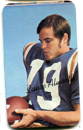 Lance Alworth 1970 Topps Super #13 Card