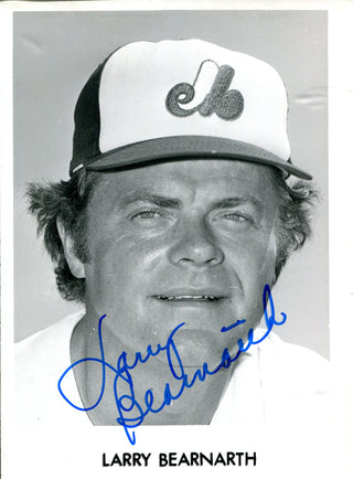 Larry Bearnarth Autographed 5x7 Photo