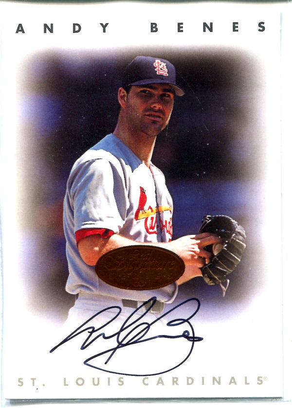Andy Benes 1996 Leaf Signature Series Autographed Card