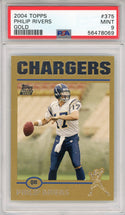 Philip Rivers 2004 Topps Gold Rookie Card #375 (PSA)