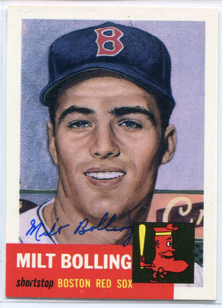 Milt Bolling Autographed Topps Archive Card