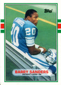 Barry Sanders 1989 Topps Rookie Card #83T