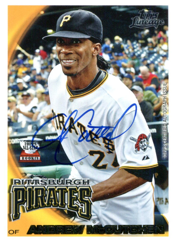 Andrew McCutchen Autographed Topps Rookie Card