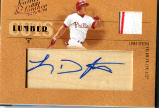 Lenny Dykstra 2005 Lumber Cuts Autographed Card #93/128