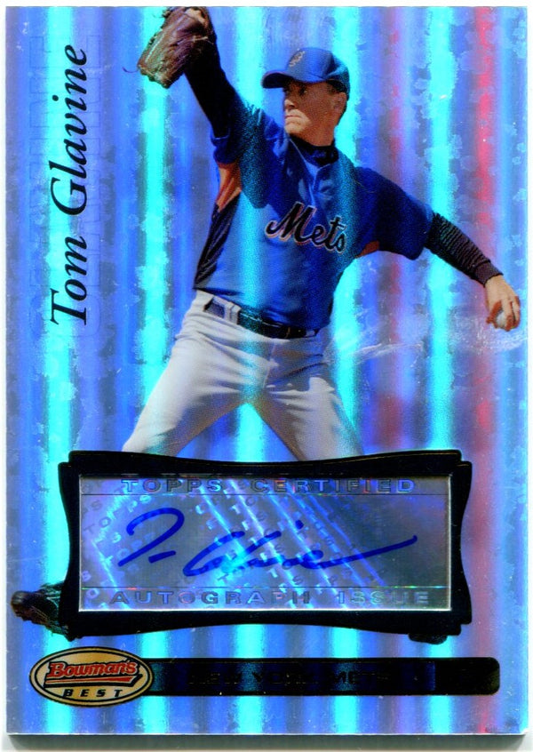 Tom Glavine 2007 Bowmans Best Auto